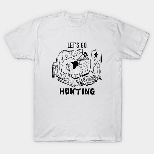 Let's Go Hunting Bigfoot! T-Shirt by JRGDrawing